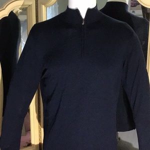 Sunspel Half zip up sweater